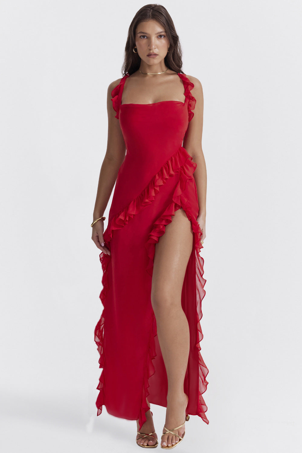 Vestido Ali™ | Ligereza y movimiento con detalles volantes