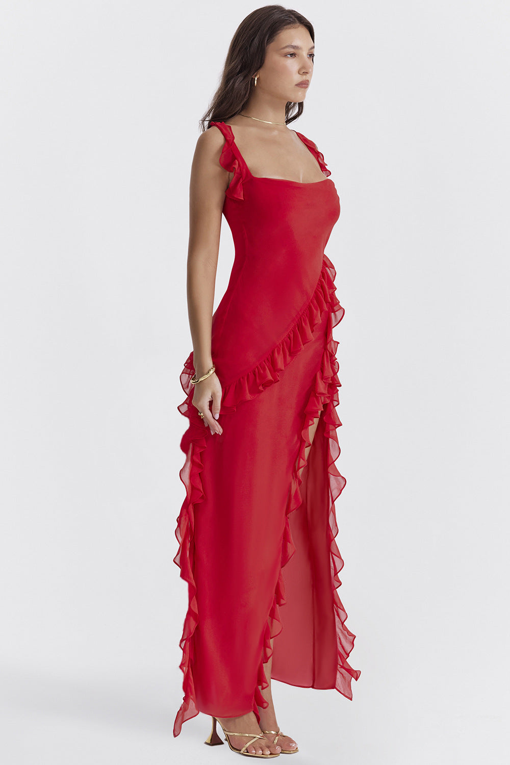Vestido Ali™ | Ligereza y movimiento con detalles volantes