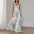 Oriah | Vestido Maxi Floral de Corte A