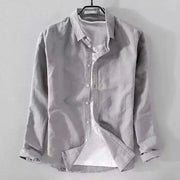 Sergio™ - Camisa azul marino premium con estilo elegante y moderno