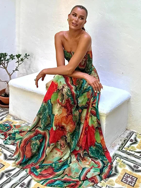 Vestido Marta™ | Elegancia vibrante para momentos especiales