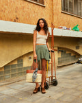 Tichi bolso shopper grande efecto rafia