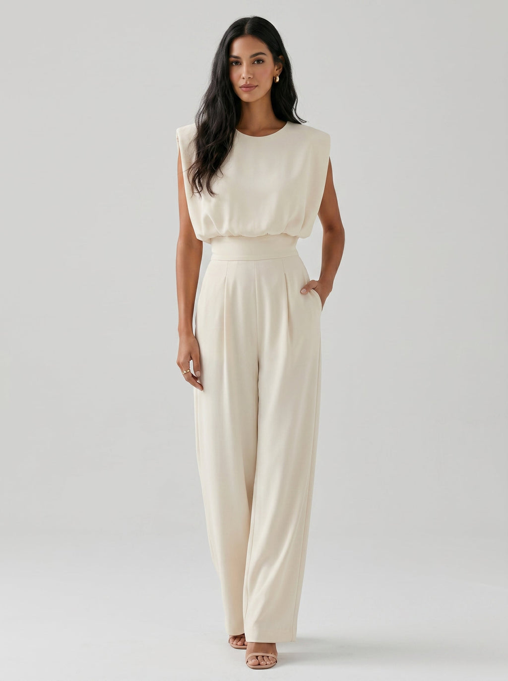 Aria | Mono con cintura elegante