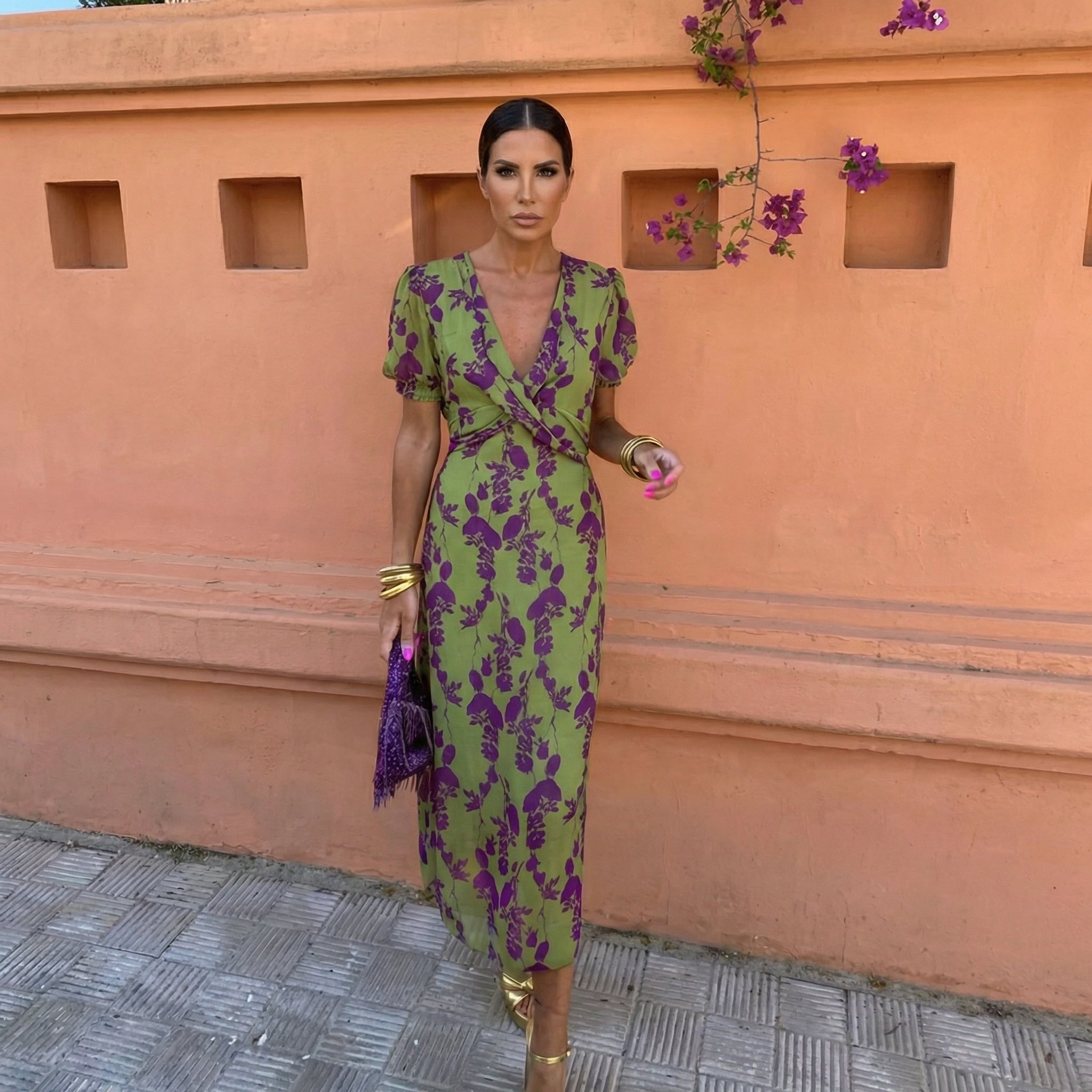 Vestido Ani ™ | Elegancia Vibrante que Enamora