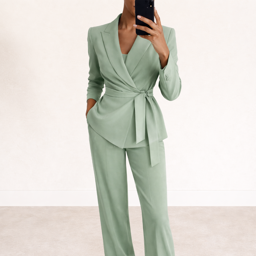 Veronica™ | Conjunto Elegante con Lazo