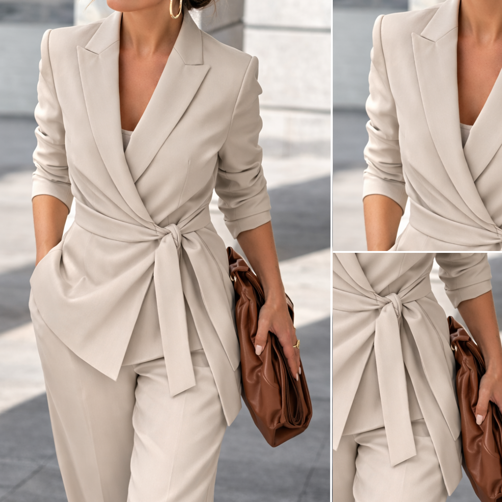 Veronica™ | Conjunto Elegante con Lazo