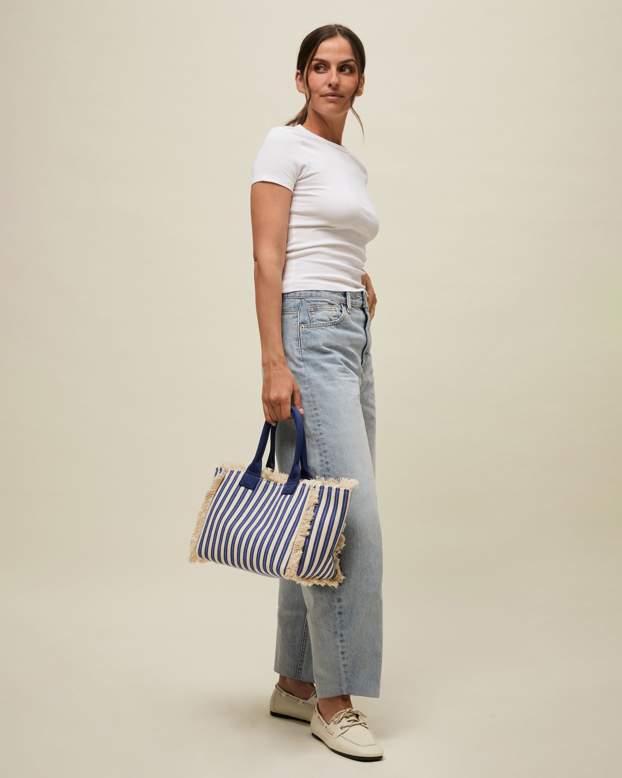 Barte bolso shopper estampado de rayas