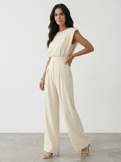 Aria | Mono con cintura elegante