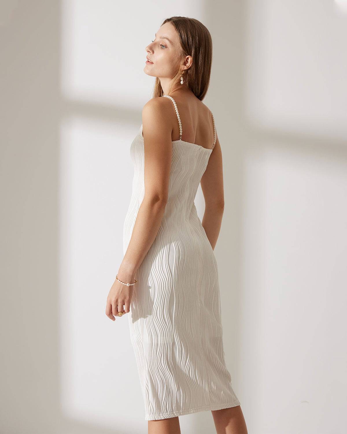 Vestido Laura™ | Elegancia sutil y textura sofisticada