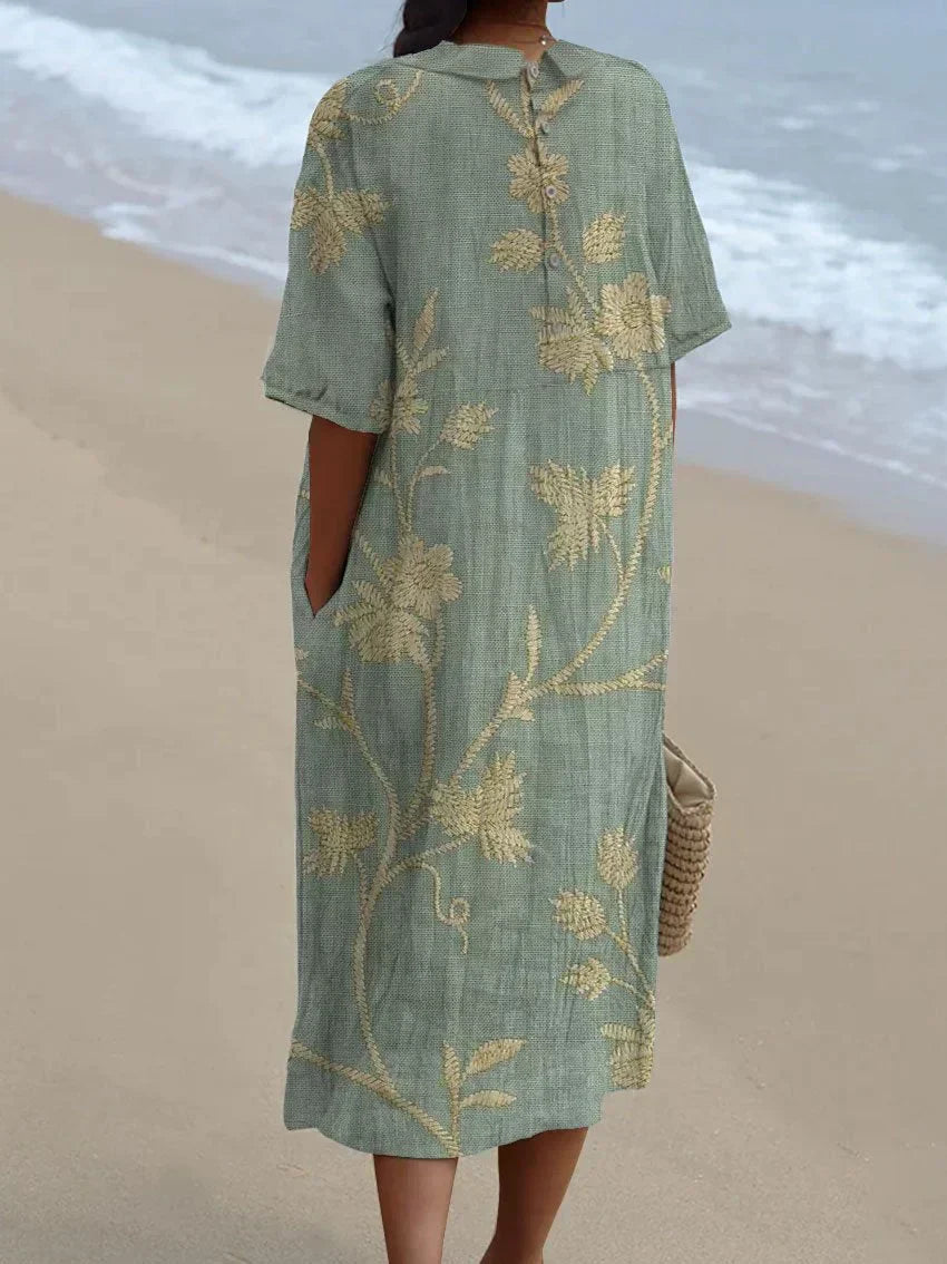 Merel | Vestido Maxi Floral Vintage
