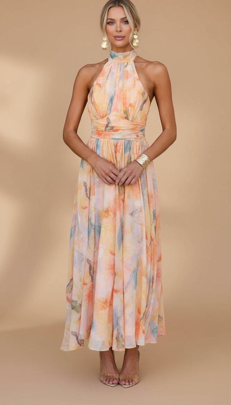 Fiamma — Vestido Largo Floral