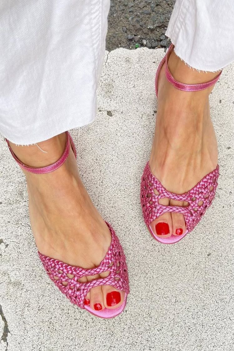Sandalias con tira al tobillo