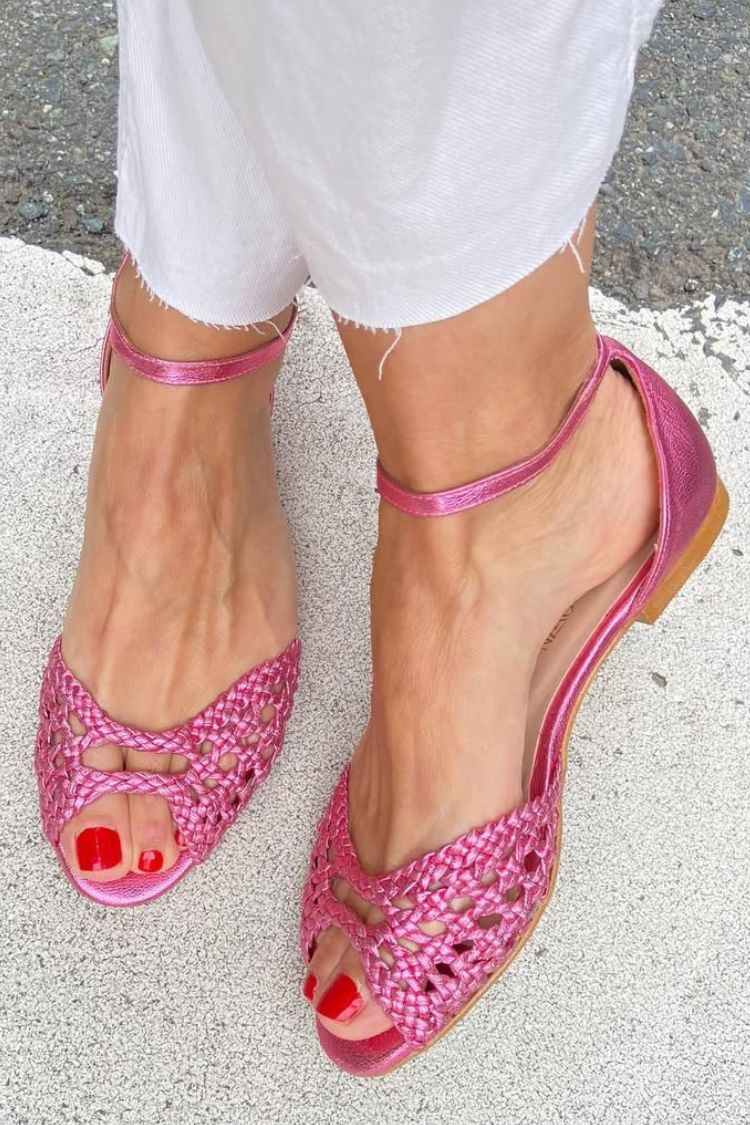 Sandalias con tira al tobillo