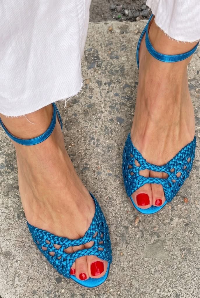 Sandalias con tira al tobillo