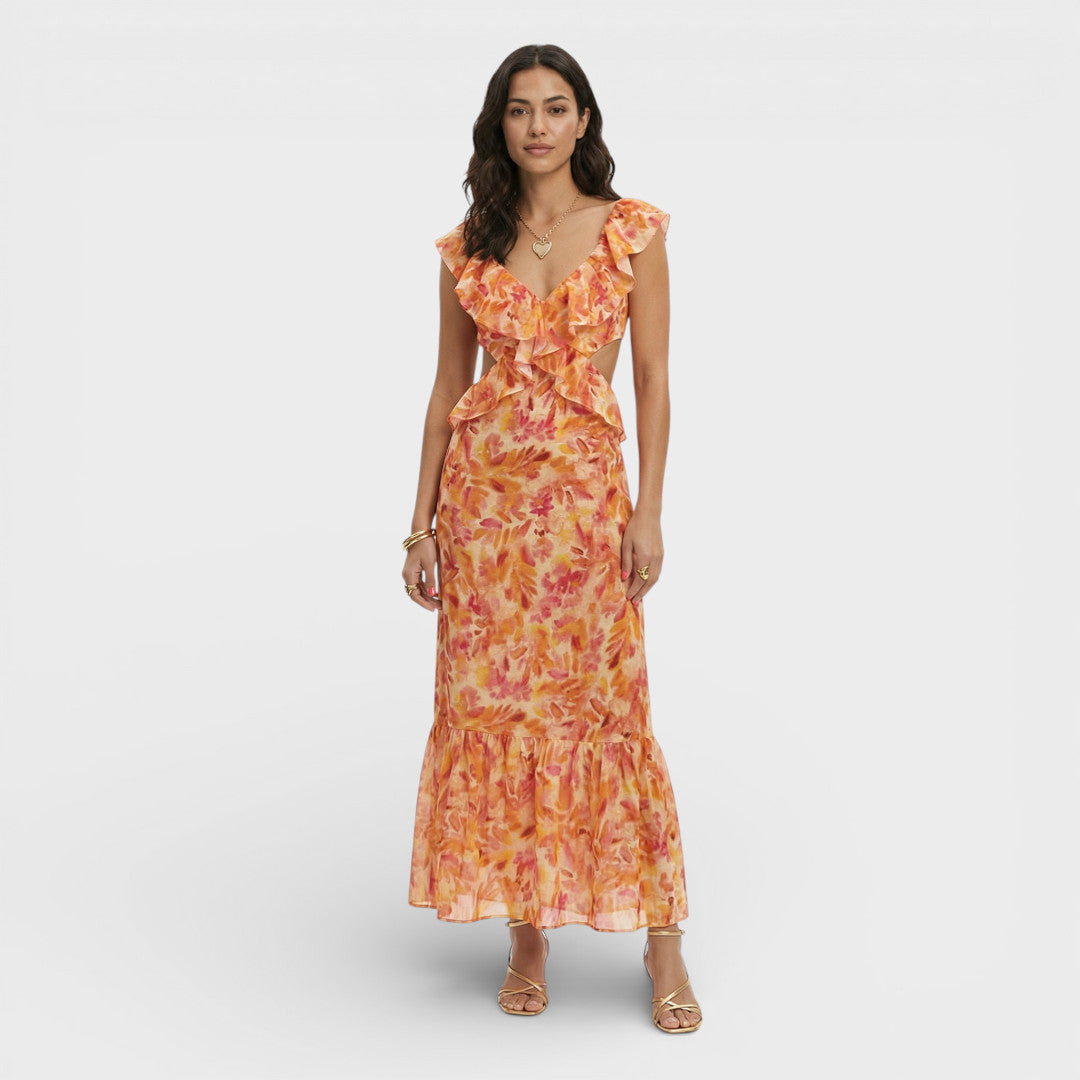 Vestido Velgara™ | Romanticismo floral con elegancia natural