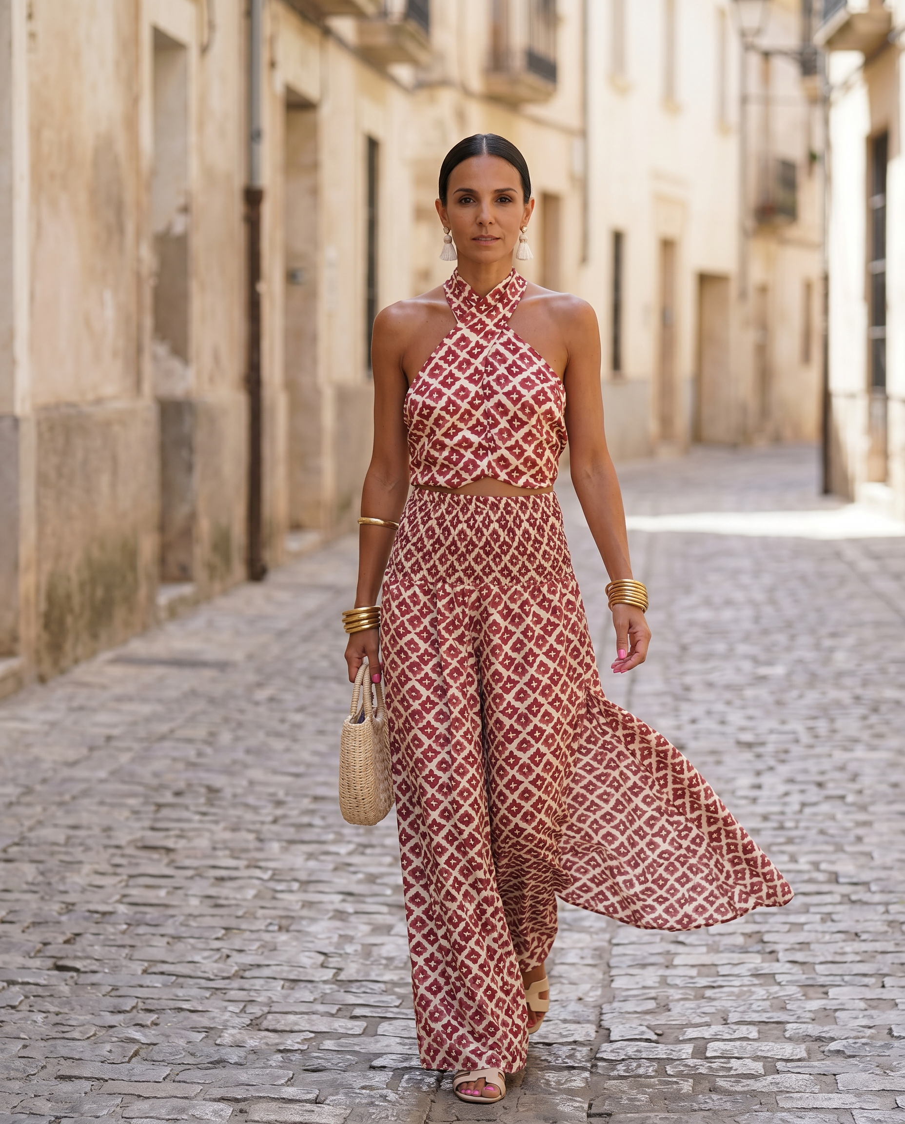 Elsa | Conjunto Elegante con Diseño de Hombros Descubiertos
