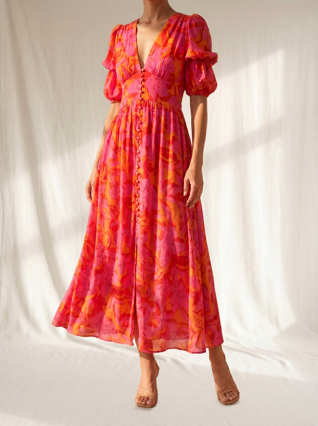 Armonia | Vestido Maxi Brillo Solar