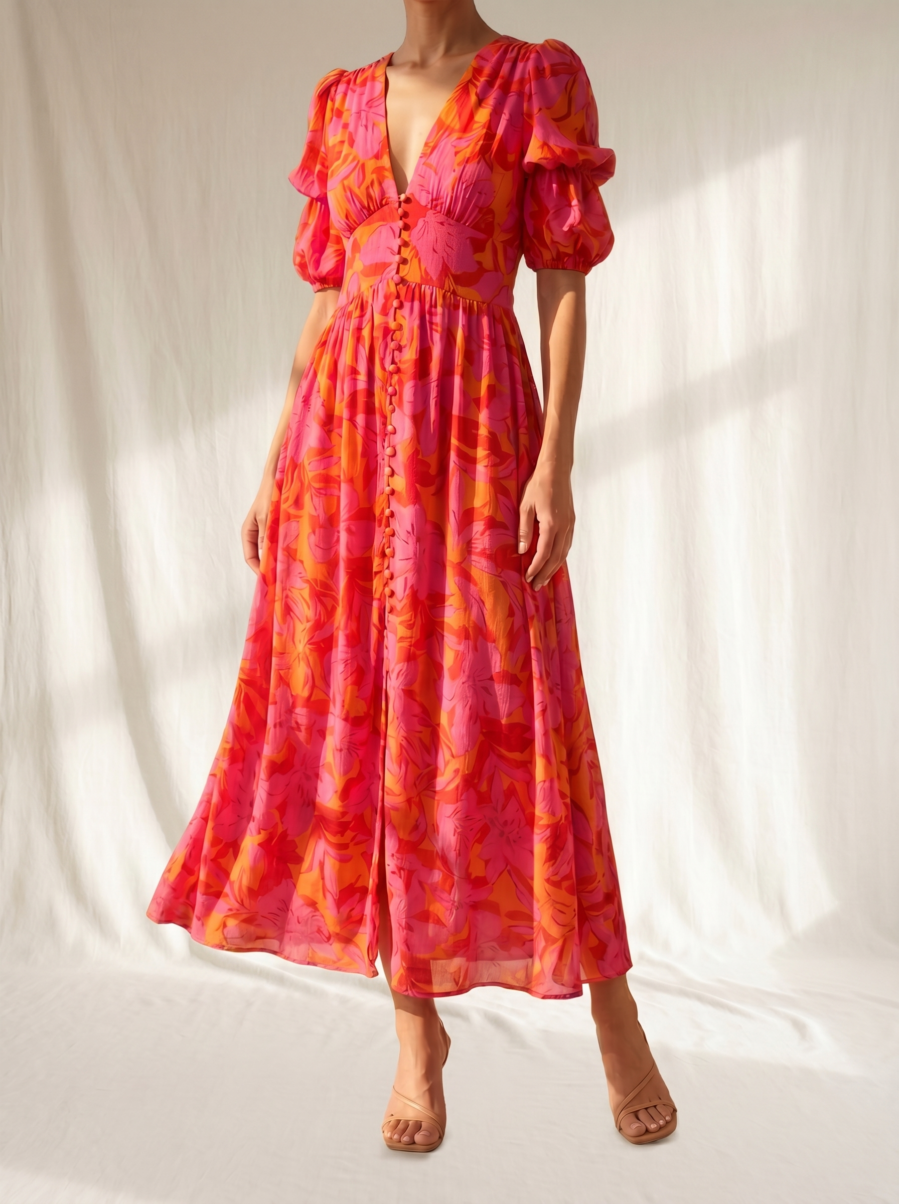 Armonia | Vestido Maxi Brillo Solar