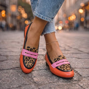 Rosalia Mocasines con Estampado Leopardo