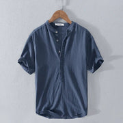 Guillermo™ - Camisa celeste con diseño limpio y exclusivo