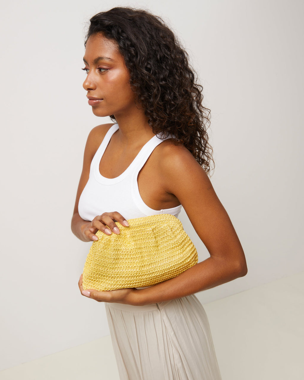 Ropo bolso bandolera efecto rafia
