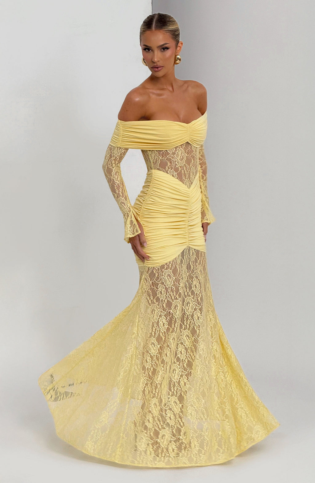 Vestido Libra™ | Elegancia sofisticada con encaje y drapeado