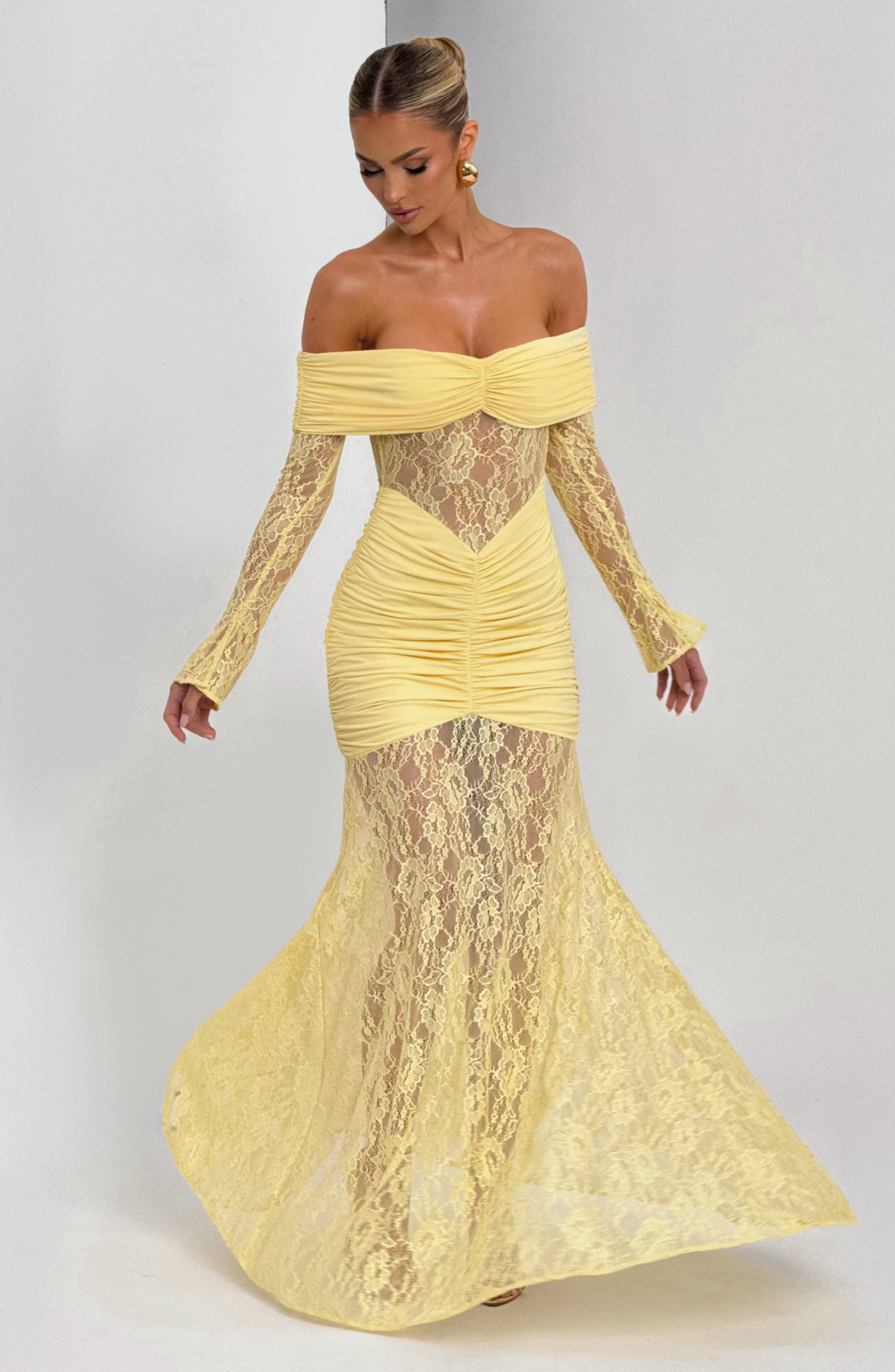 Vestido Libra™ | Elegancia sofisticada con encaje y drapeado