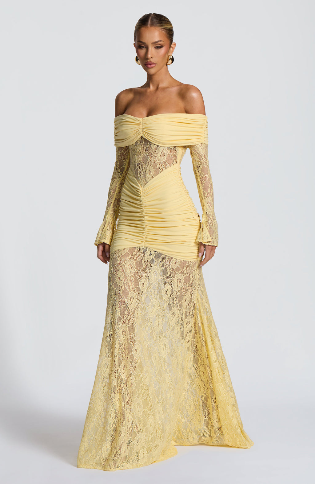 Vestido Libra™ | Elegancia sofisticada con encaje y drapeado