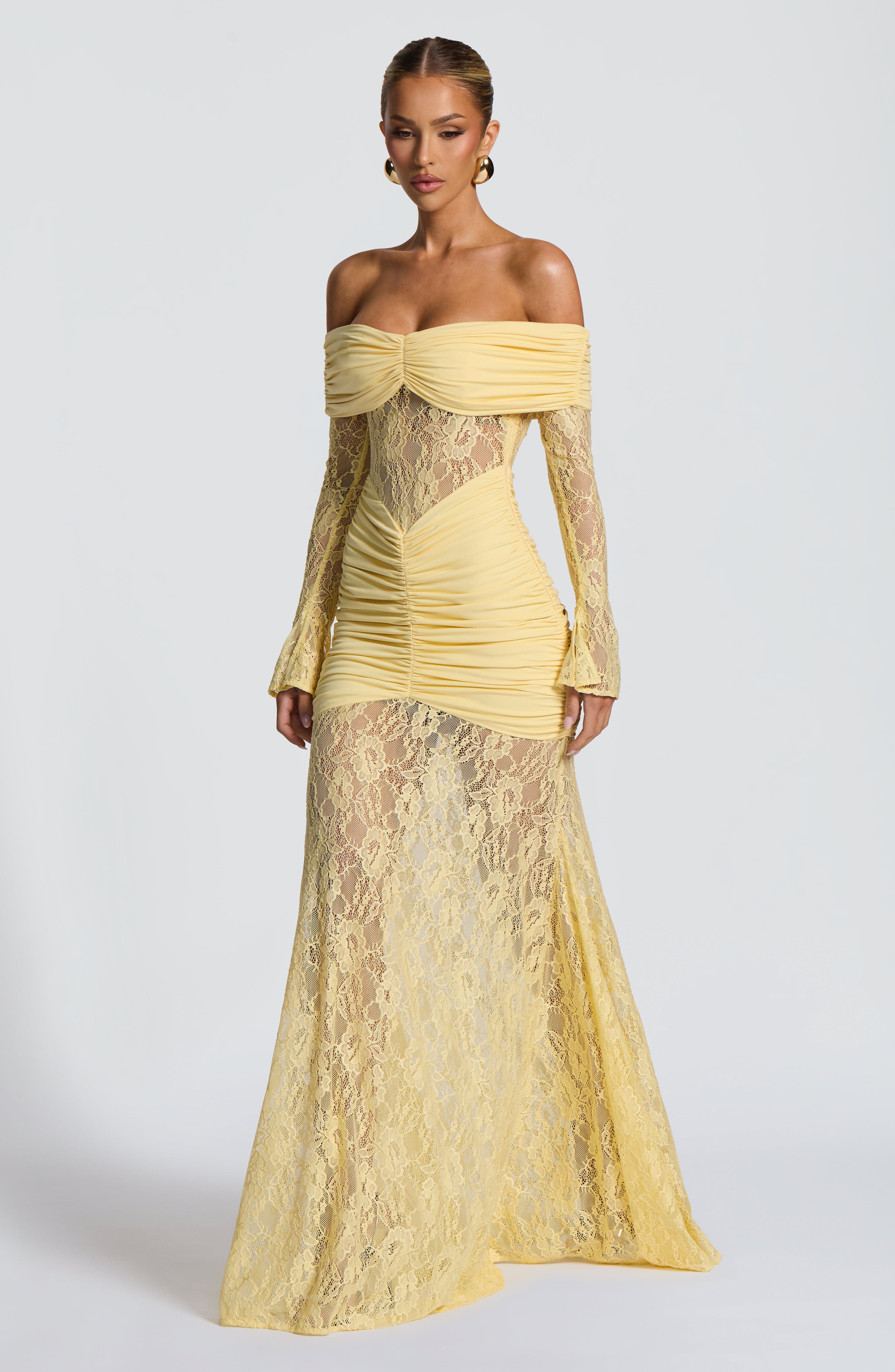 Vestido Libra™ | Elegancia sofisticada con encaje y drapeado