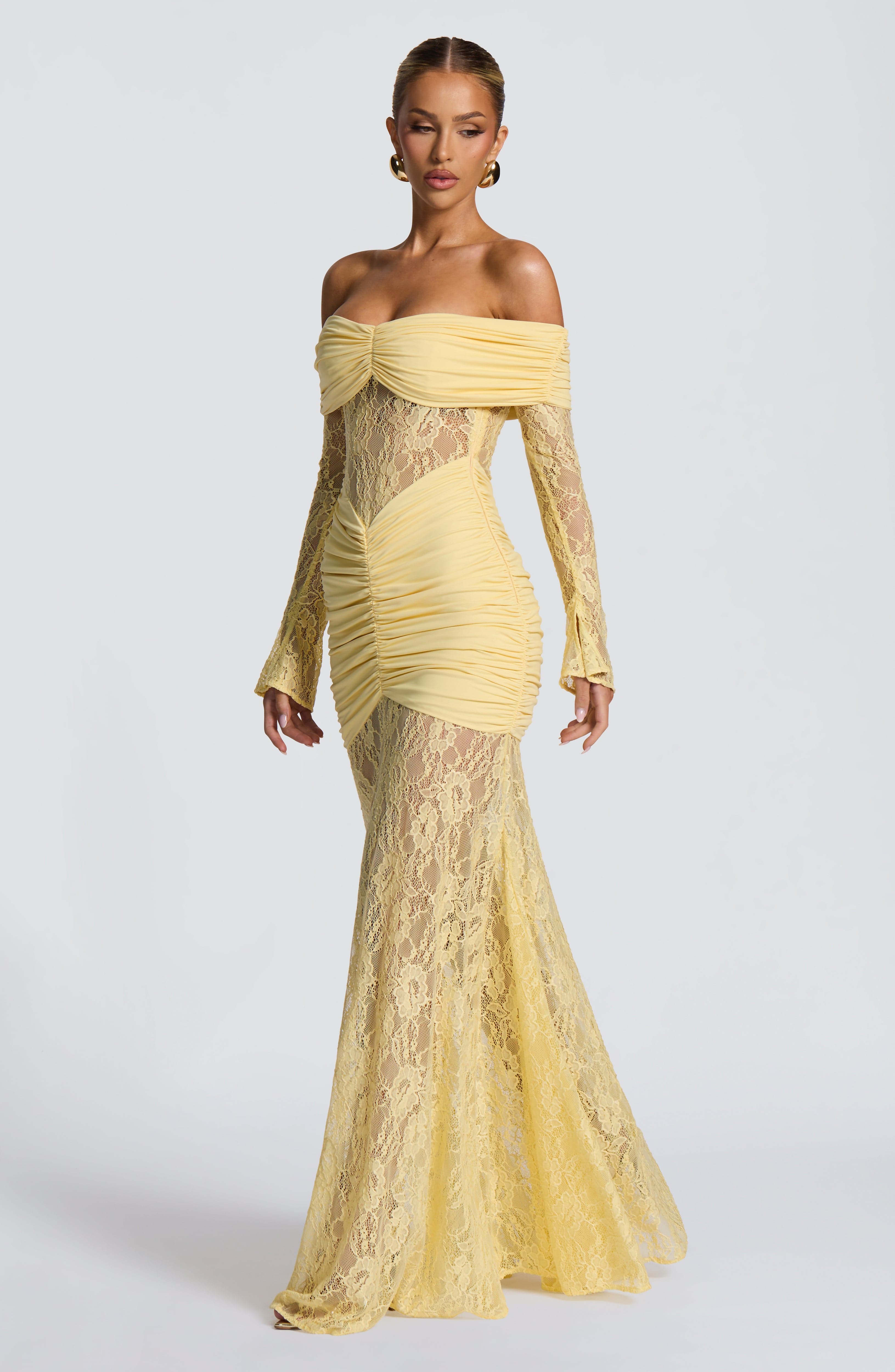 Vestido Libra™ | Elegancia sofisticada con encaje y drapeado