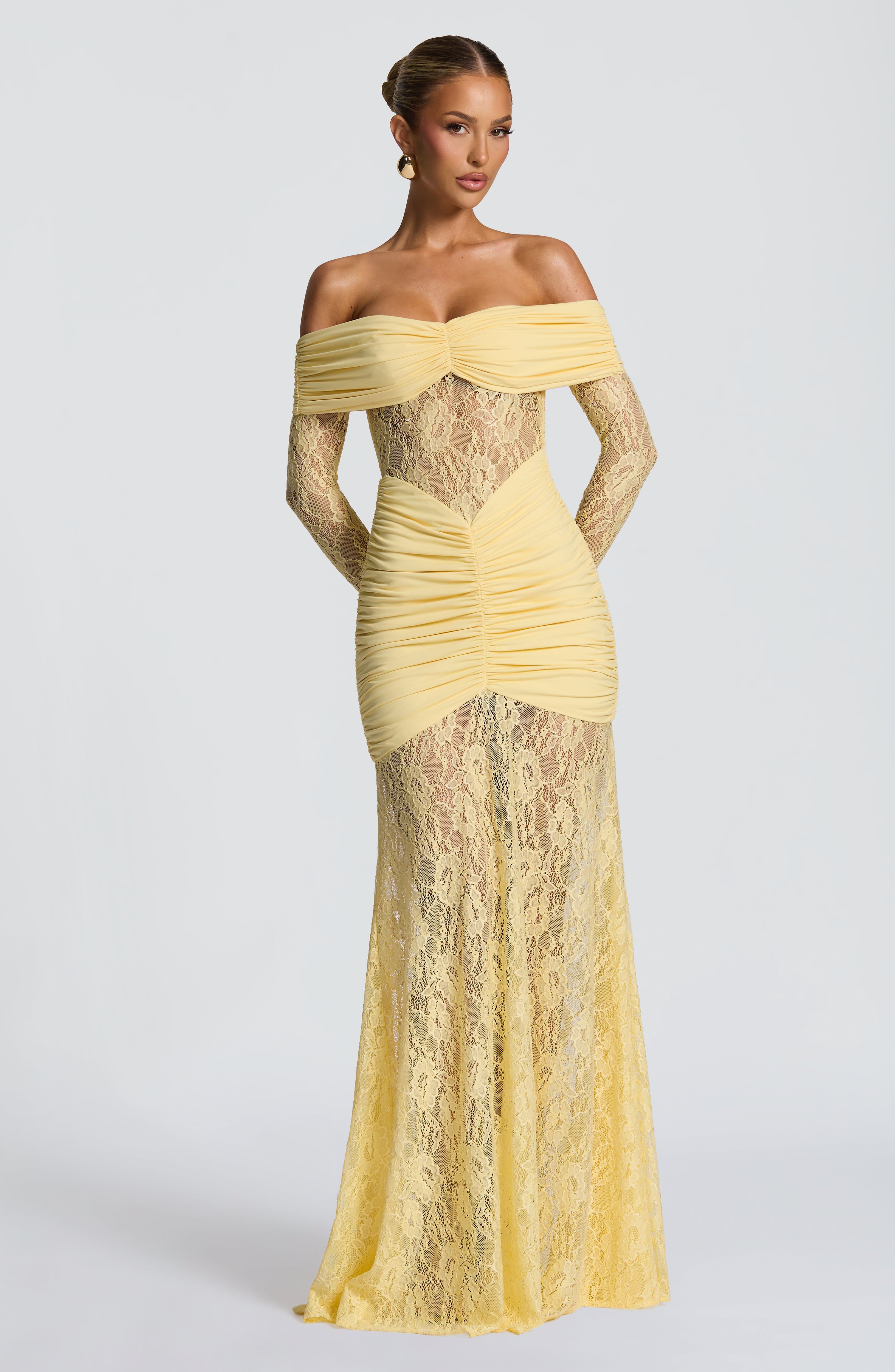 Vestido Libra™ | Elegancia sofisticada con encaje y drapeado