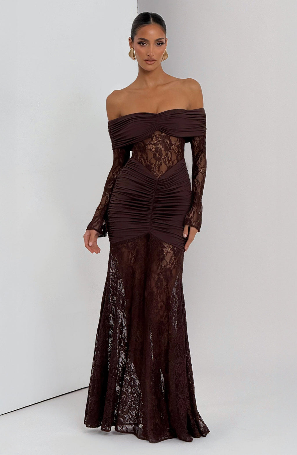 Vestido Libra™ | Elegancia sofisticada con encaje y drapeado
