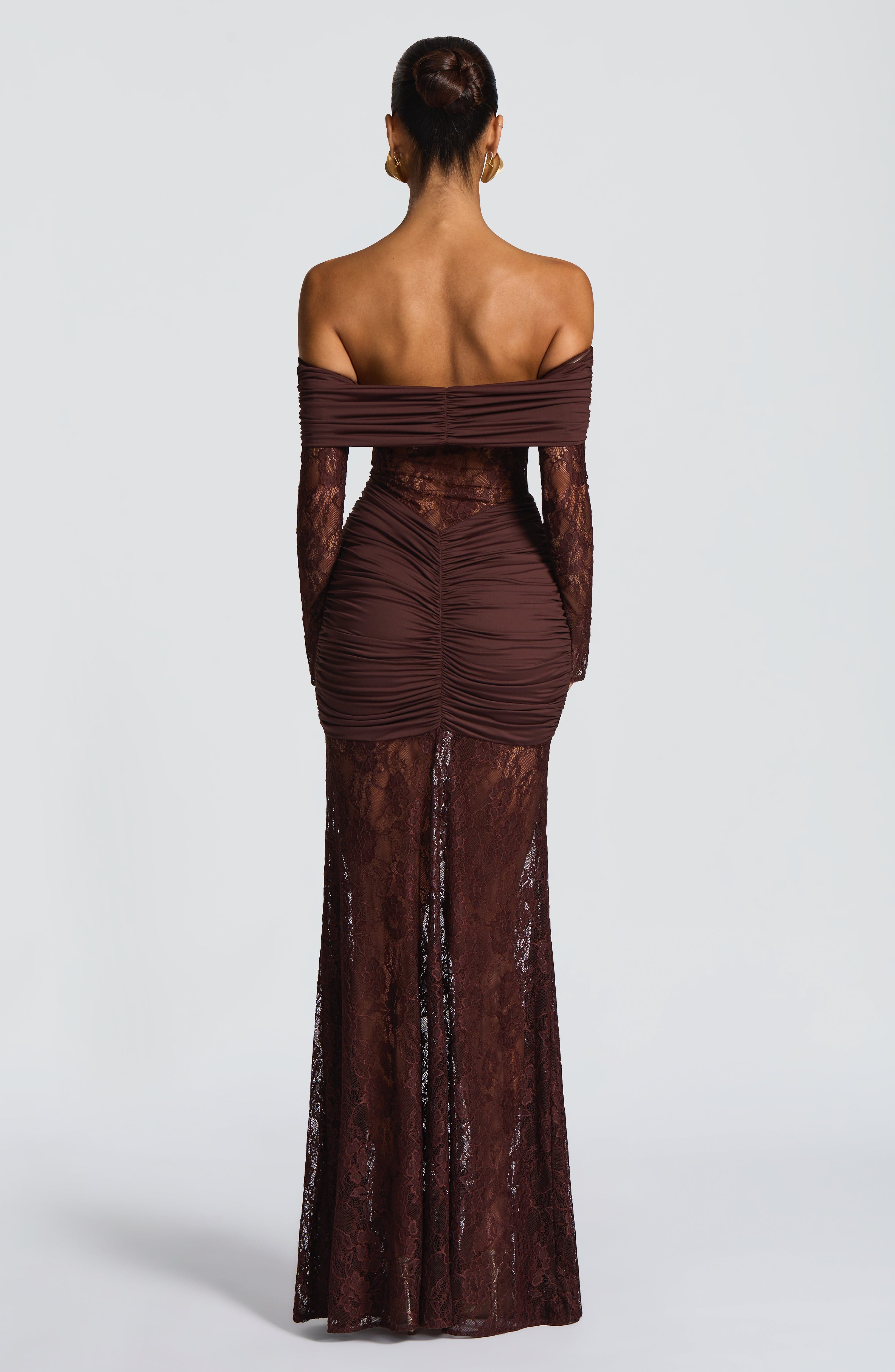 Vestido Libra™ | Elegancia sofisticada con encaje y drapeado