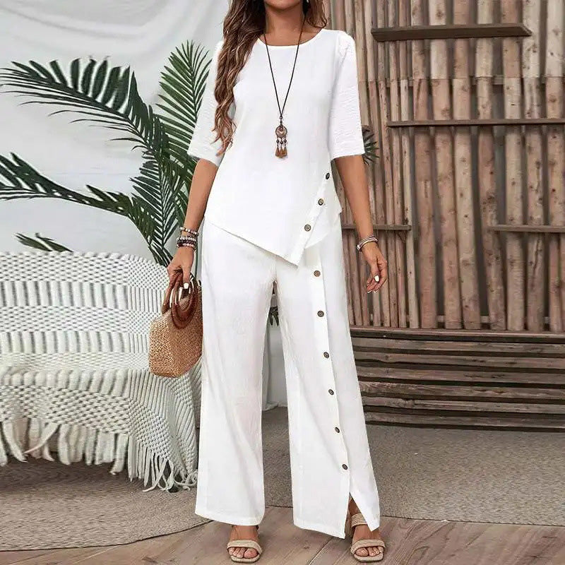 Lucía™ | Conjunto Asimétrico de Silueta Elegante