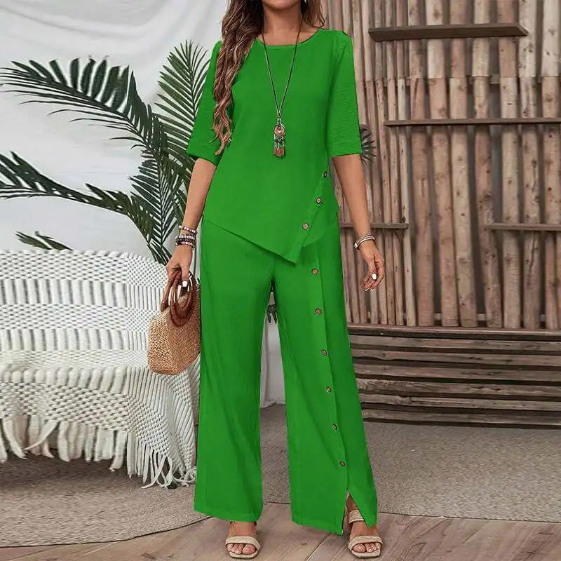 Lucía™ | Conjunto Asimétrico de Silueta Elegante