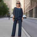 CLAUDIA™ | Conjunto Fluido de Chiffon con Corte Acampanado