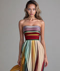 Cosima — Vestido A-Line Sin Tirantes