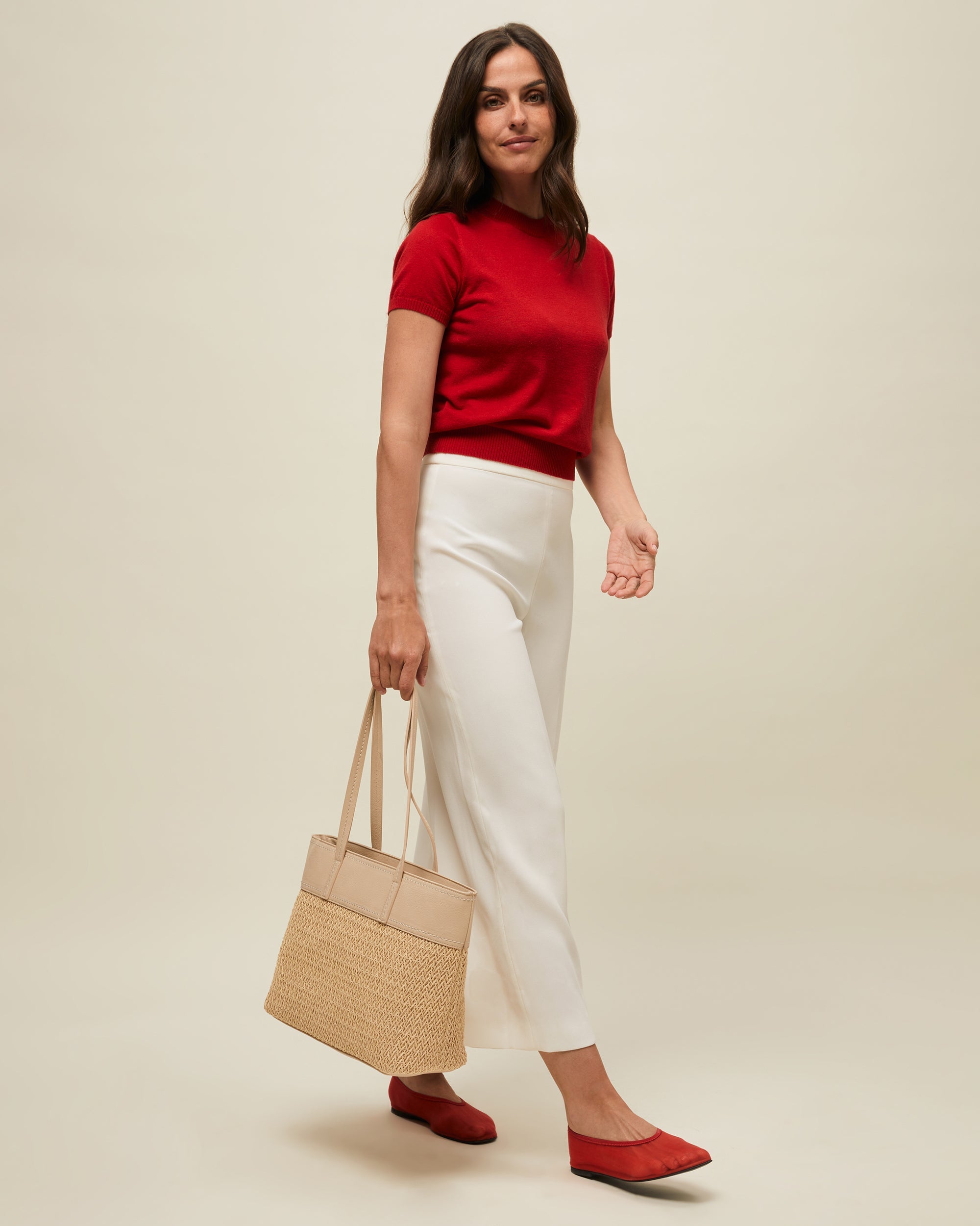 Tichi bolso shopper grande efecto rafia