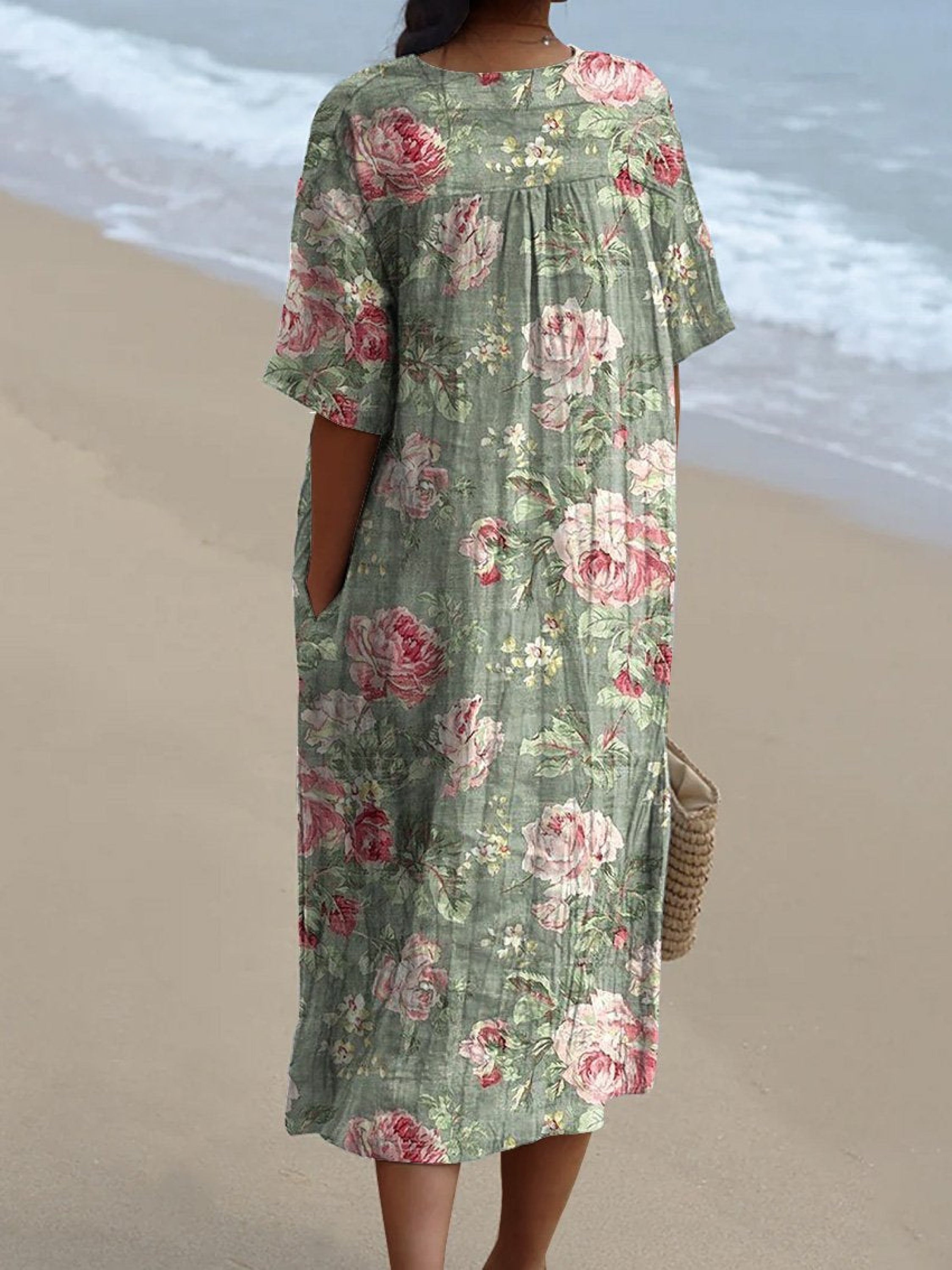 Lina | Vestido de Flores Vintage