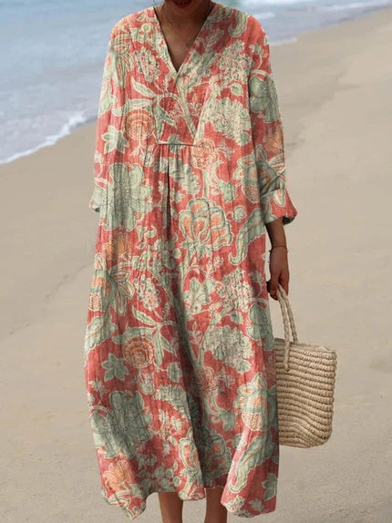 Quirine™ | Vestido Impreso Brisa de Verano